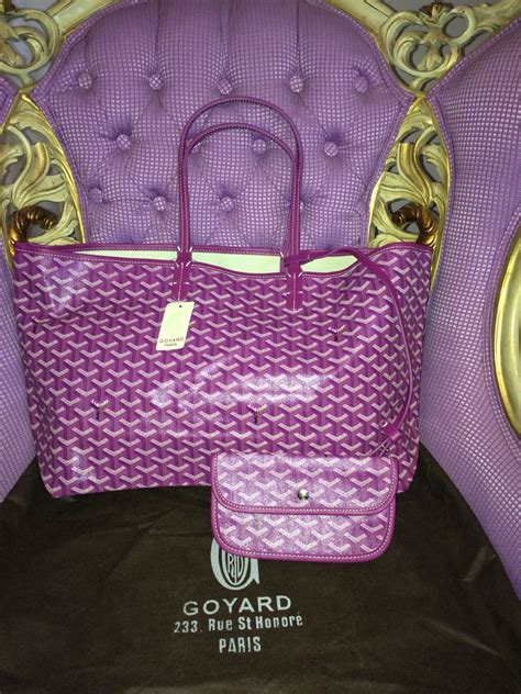 purple goyard purse|goyard official website.